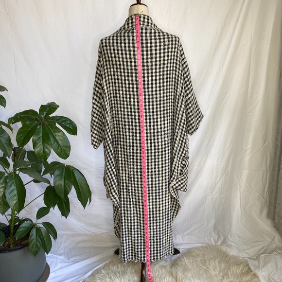 Moroccan Berber-Style Cotton Open Front Cardigan - Picture 6 of 10